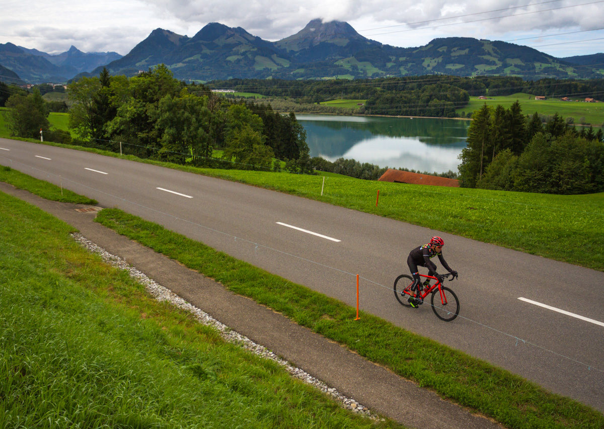 Itinéraire vélo route fribourg