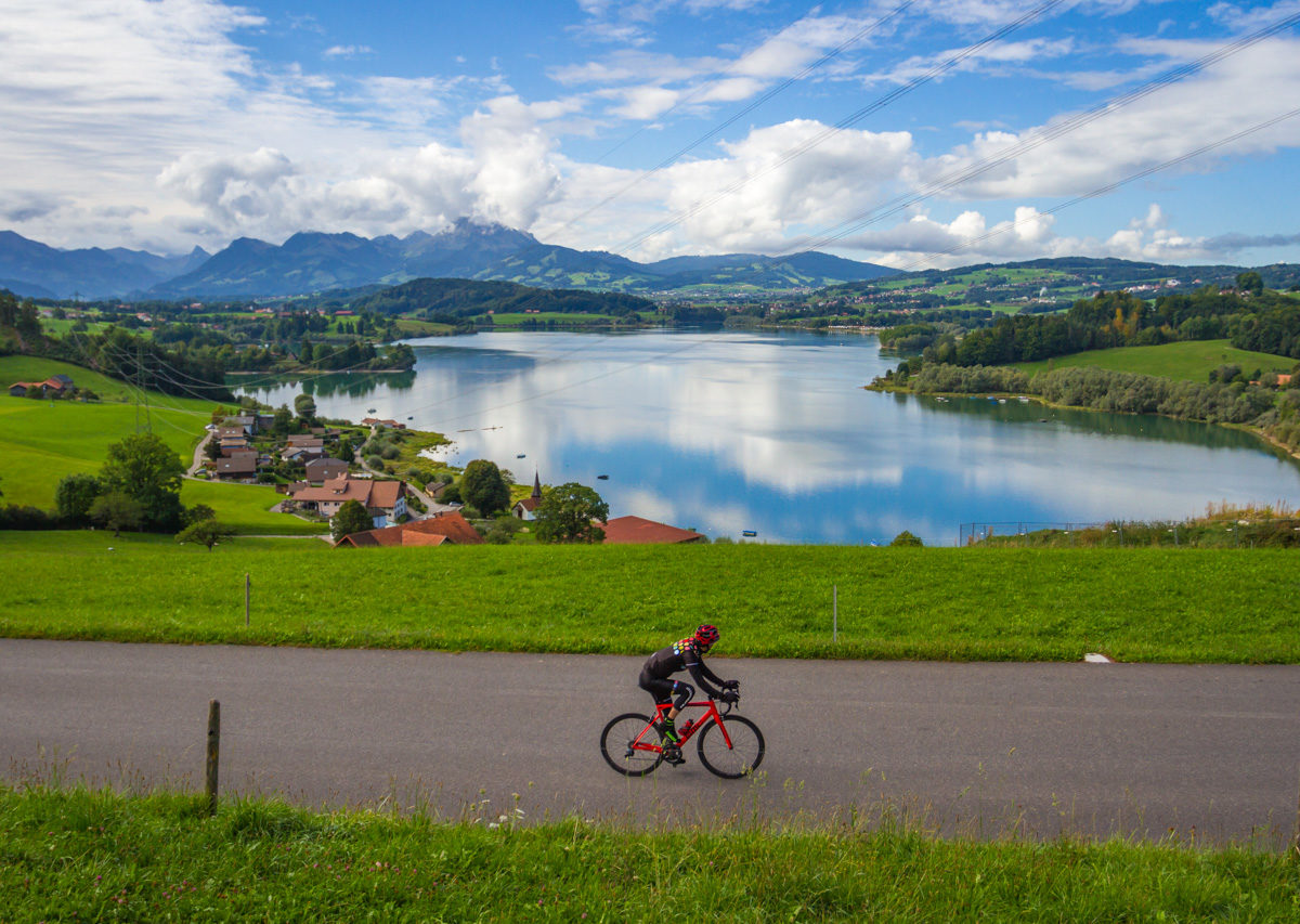 Itinéraire vélo route fribourg