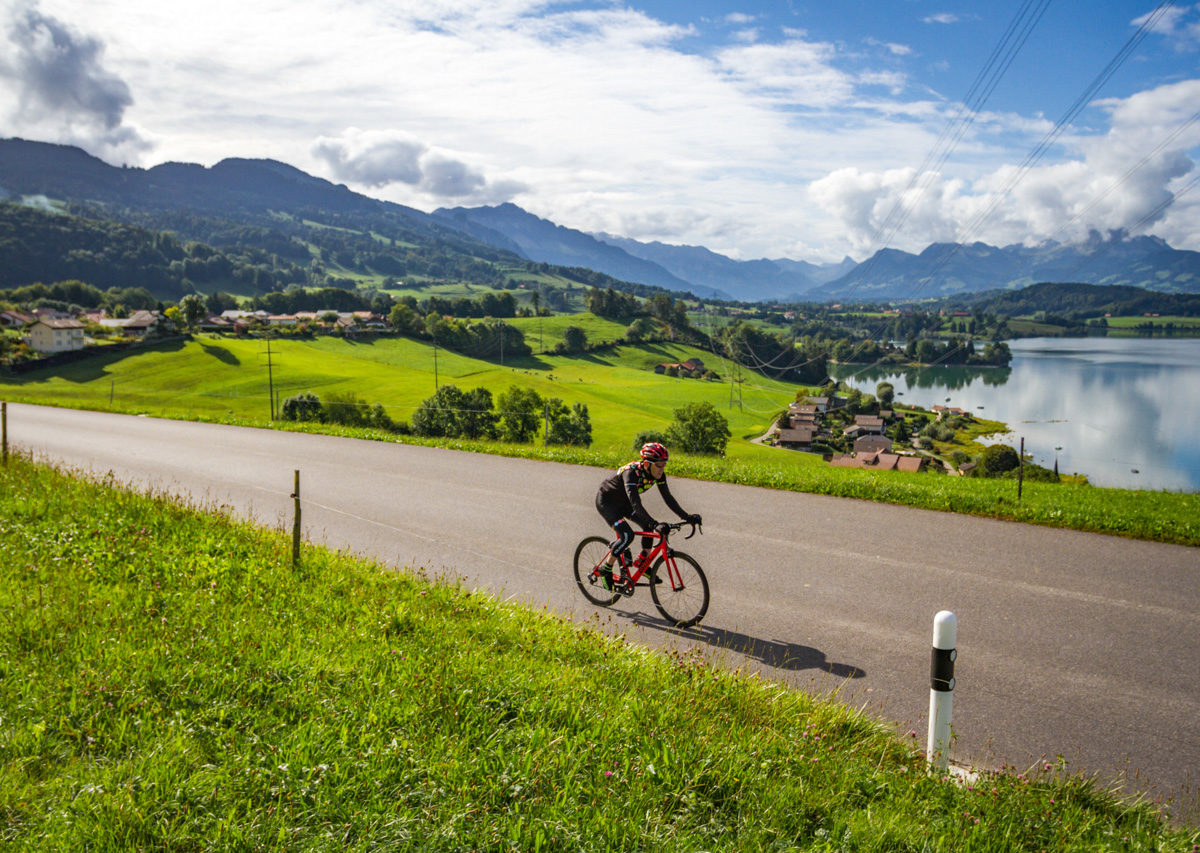 Itinéraire vélo route fribourg
