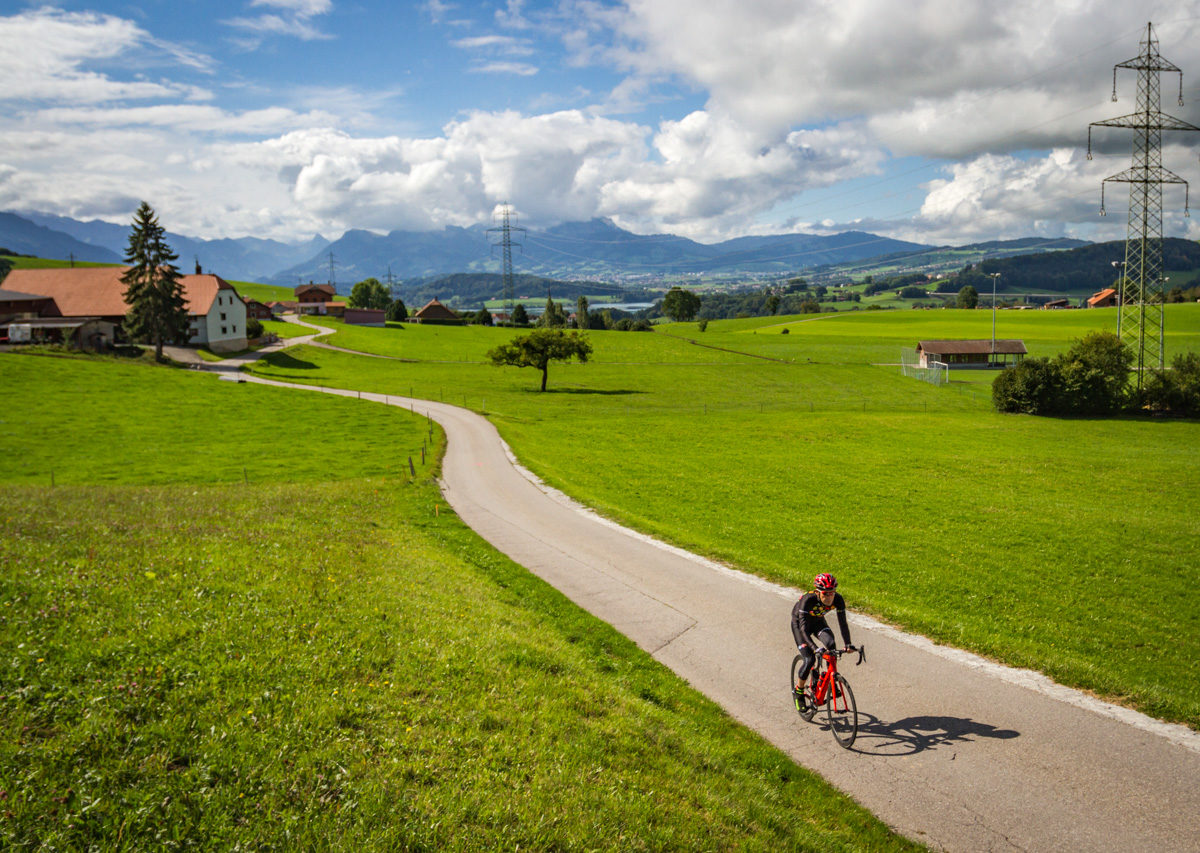 Itinéraire vélo route fribourg