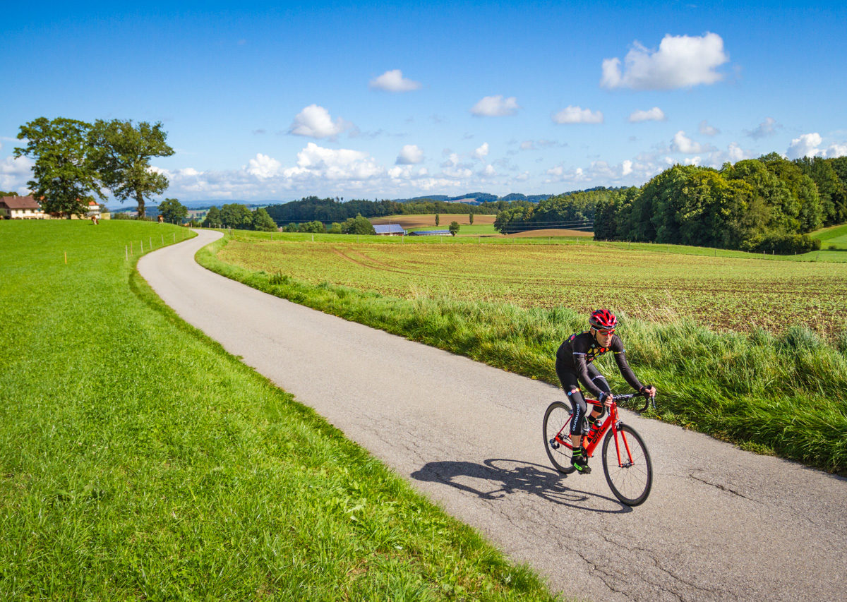 Itinéraire vélo route fribourg