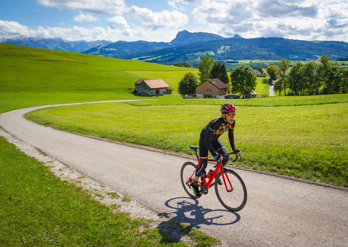 Itinéraire vélo route fribourg