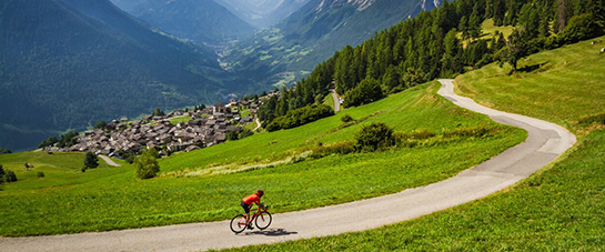 Itinéraire vélo valais