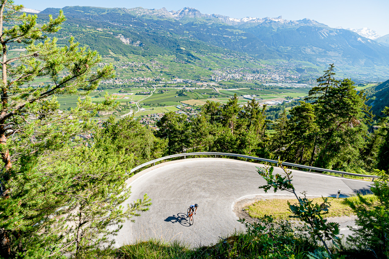 La montée vers Vercorin