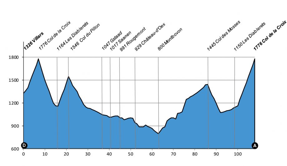 Profil du Grand Fondo Suisse UCI