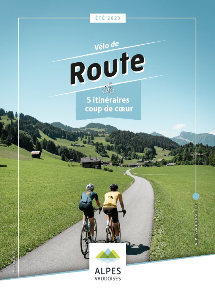 Brochure les 5 plus beaux tours à vélo dans les Alpes Vaudoises
